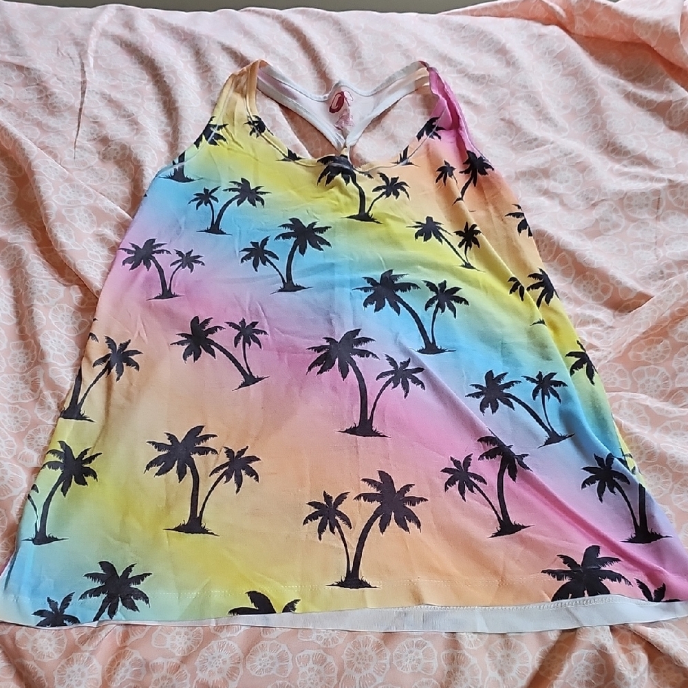 Tropical Palm Tree Tank Top